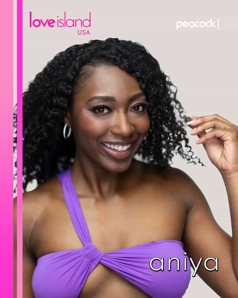 LOVE ISLAND USA -- Pictured: Aniya Harvey -- (Photo by: Ben Symons/Peacock)