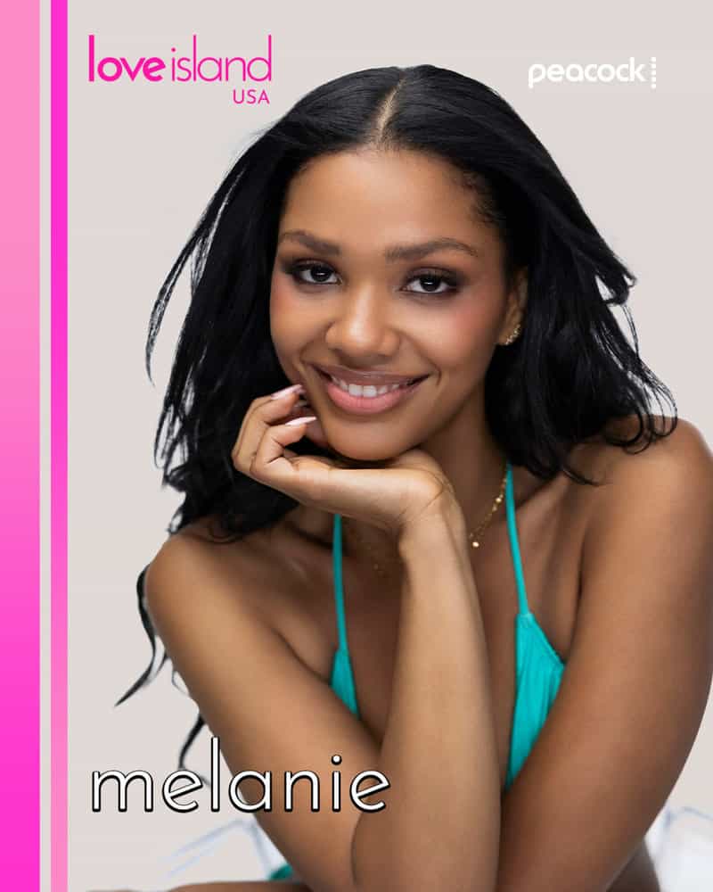 LOVE ISLAND USA -- Pictured: Melanie Moreno -- (Photo by: Ben Symons/Peacock)
