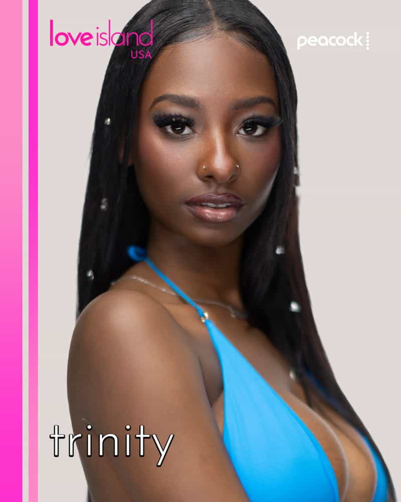 LOVE ISLAND USA -- Pictured: Trinity Tatum -- (Photo by: Ben Symons/Peacock)
