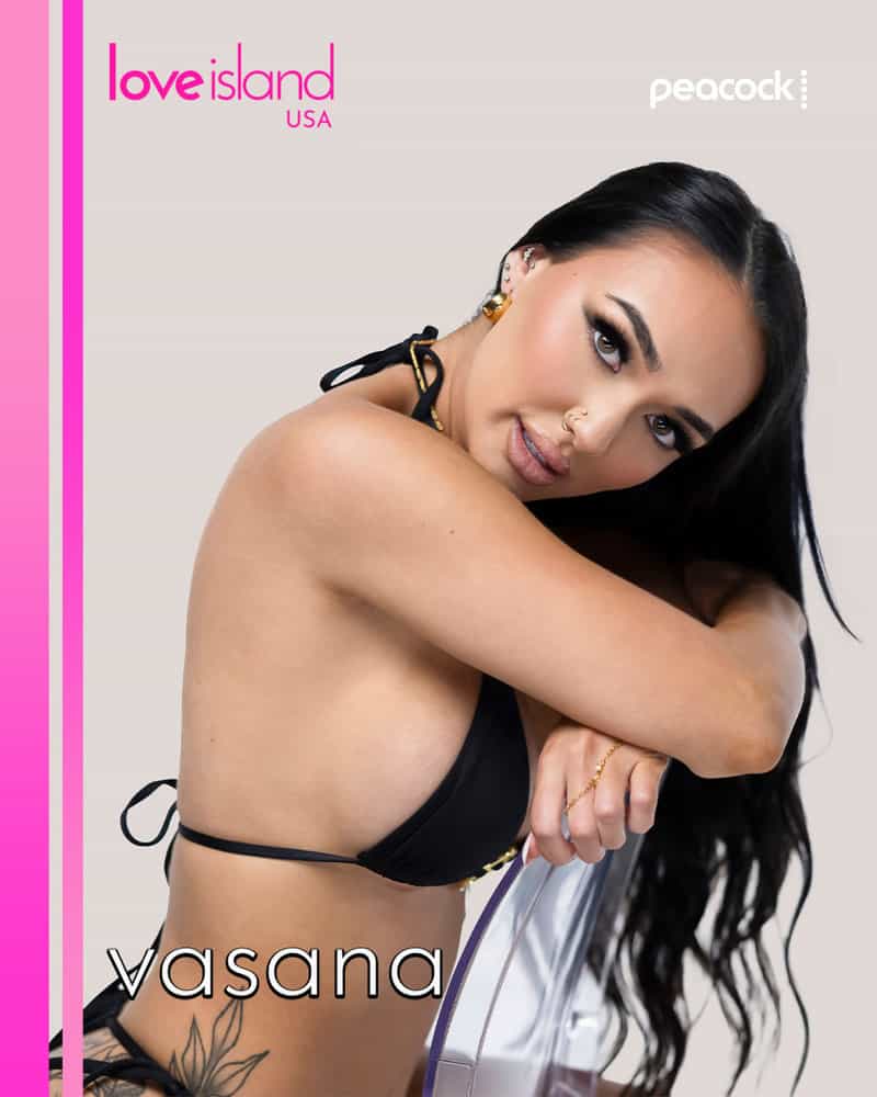 LOVE ISLAND USA -- Pictured: Vasana Montgomery -- (Photo by: Ben Symons/Peacock)