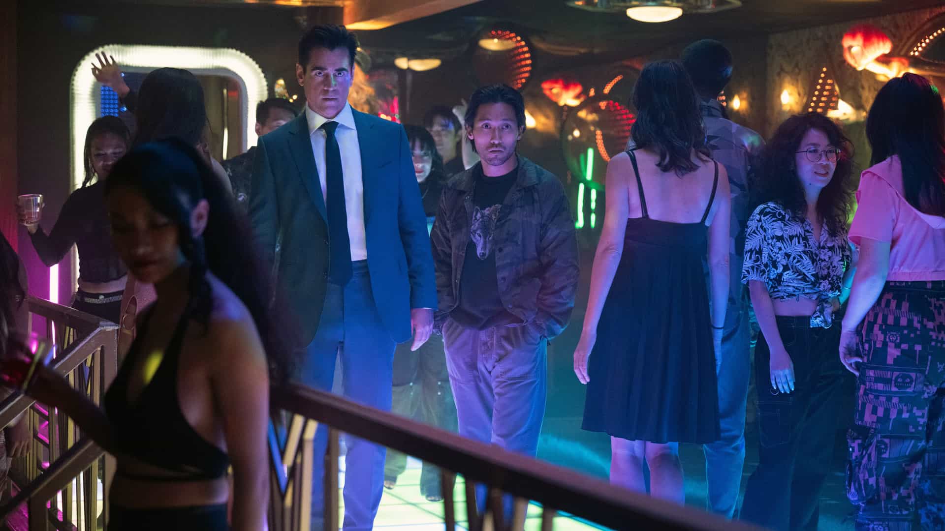 SUGAR Season 2 First Look Images And Trailer Released By Apple TV+ Teases Colin Farrell’s Next Mystery 4 Colin Farrell and Jin Ha in "Sugar," premiering June 19, 2026 on Apple TV.