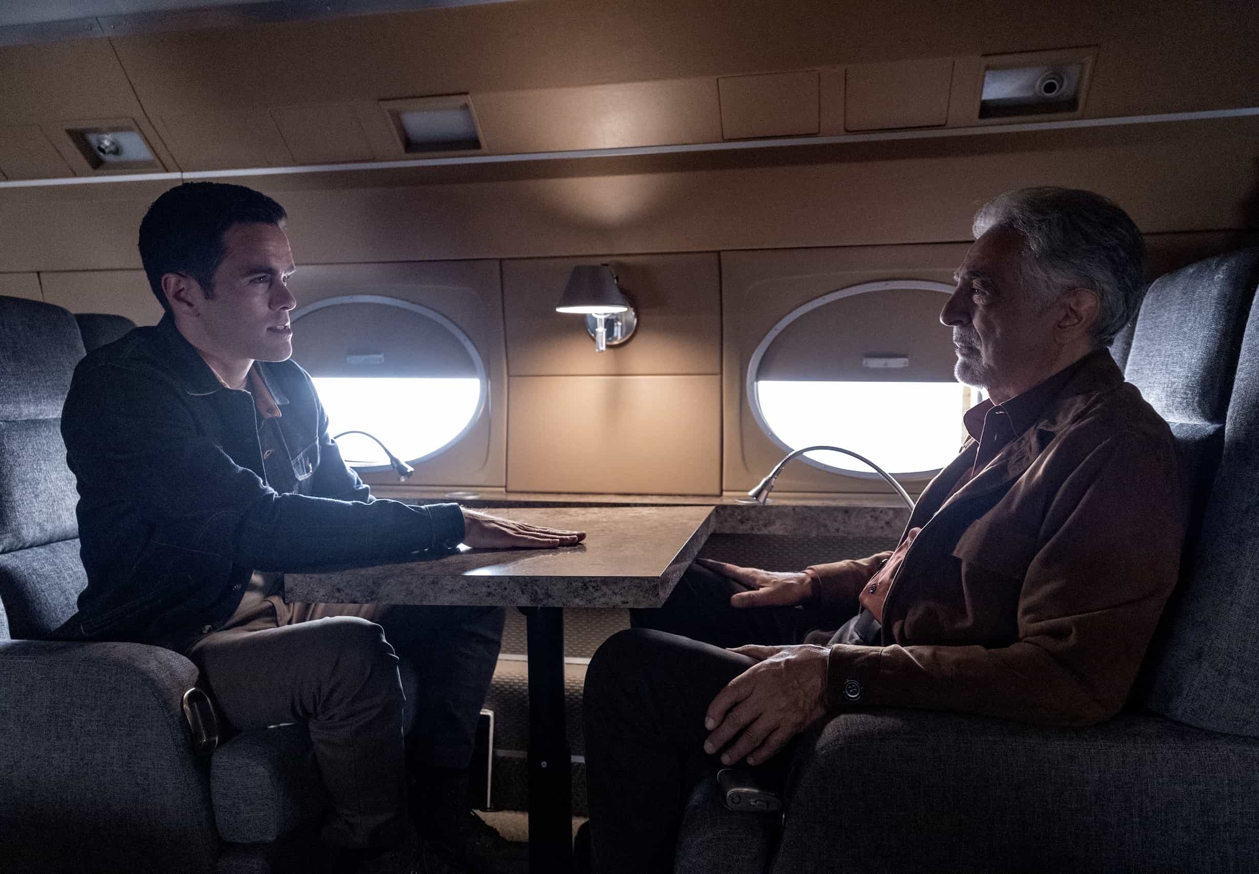 RJ Hatanaka as Tyler Green and Joe Mantegna as David Rossi in Criminal Minds: Evolution, episode 3, season 19 streaming on Paramount+, 2026. Photo Credit: Trae Patton/Paramount+
