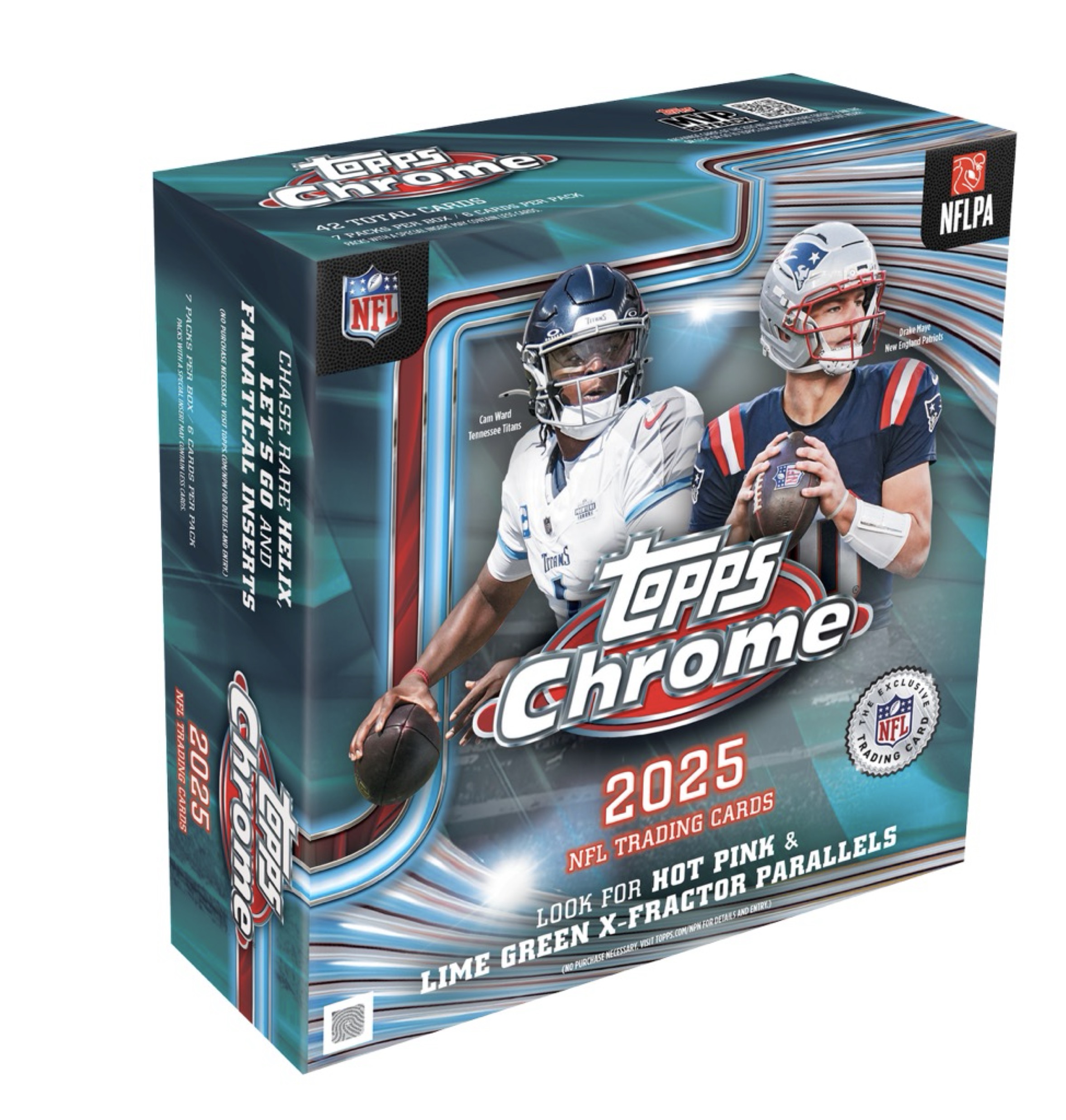 Topps Chrome Football Box 2025