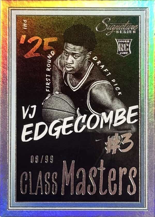 VJ Edgecombe Panini Signature - Class Masters