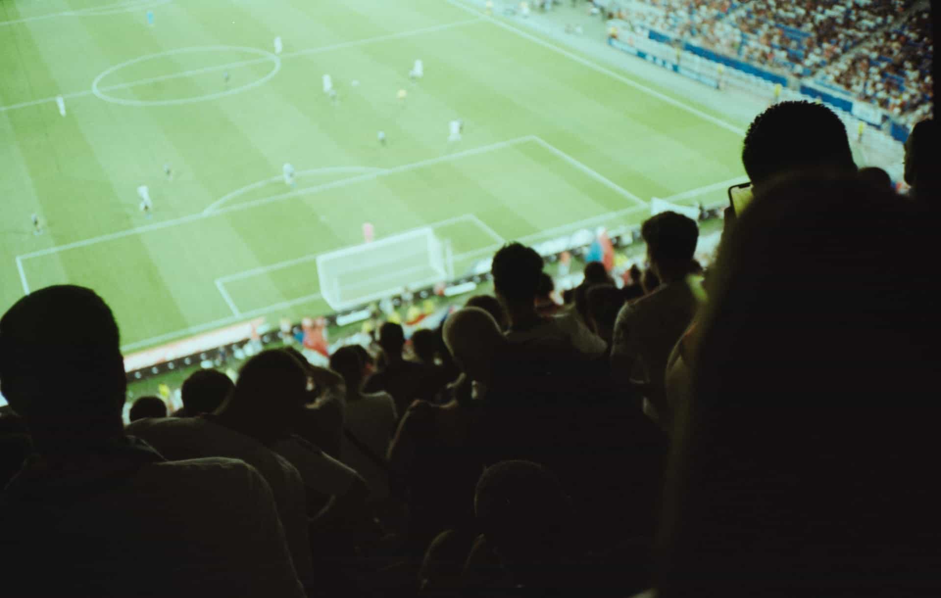 Crowd Watching Soccer Match