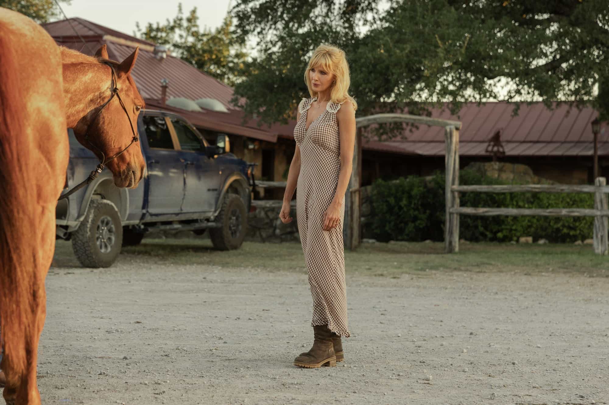 Kelly Reilly as Beth Dutton in Dutton Ranch, episode 5, season 1, streaming on Paramount+, 2026. Photo Credit: Emerson Miller/Paramount+.