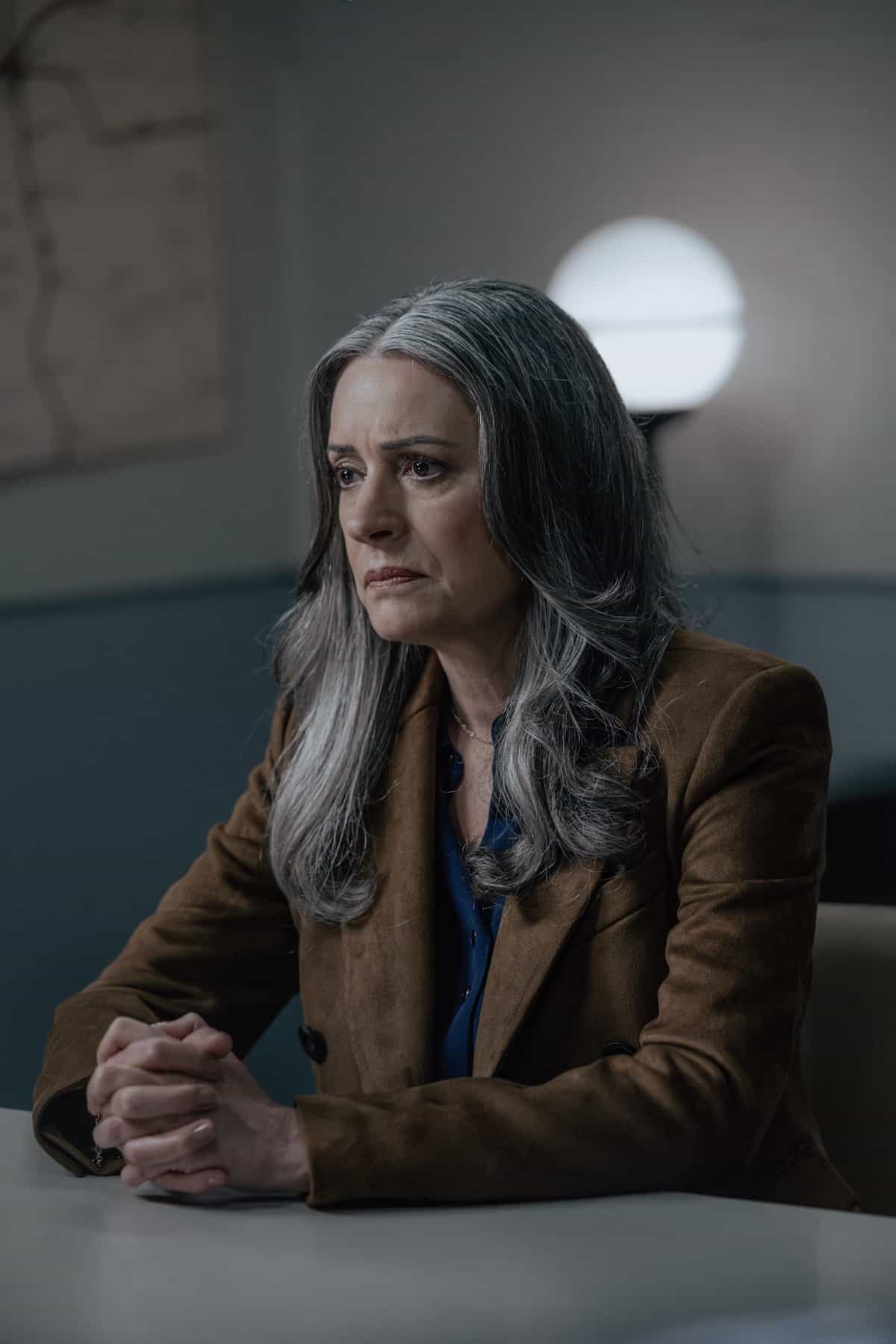 Paget Brewster as Emily Prentiss in Criminal Minds: Evolution, episode 4, season 19  streaming on Paramount+, 2026.  CREDIT: Trae Patton/Paramount+ © 2026 ABC Studios Inc. and CBS Studios Inc. All Rights Reserved.