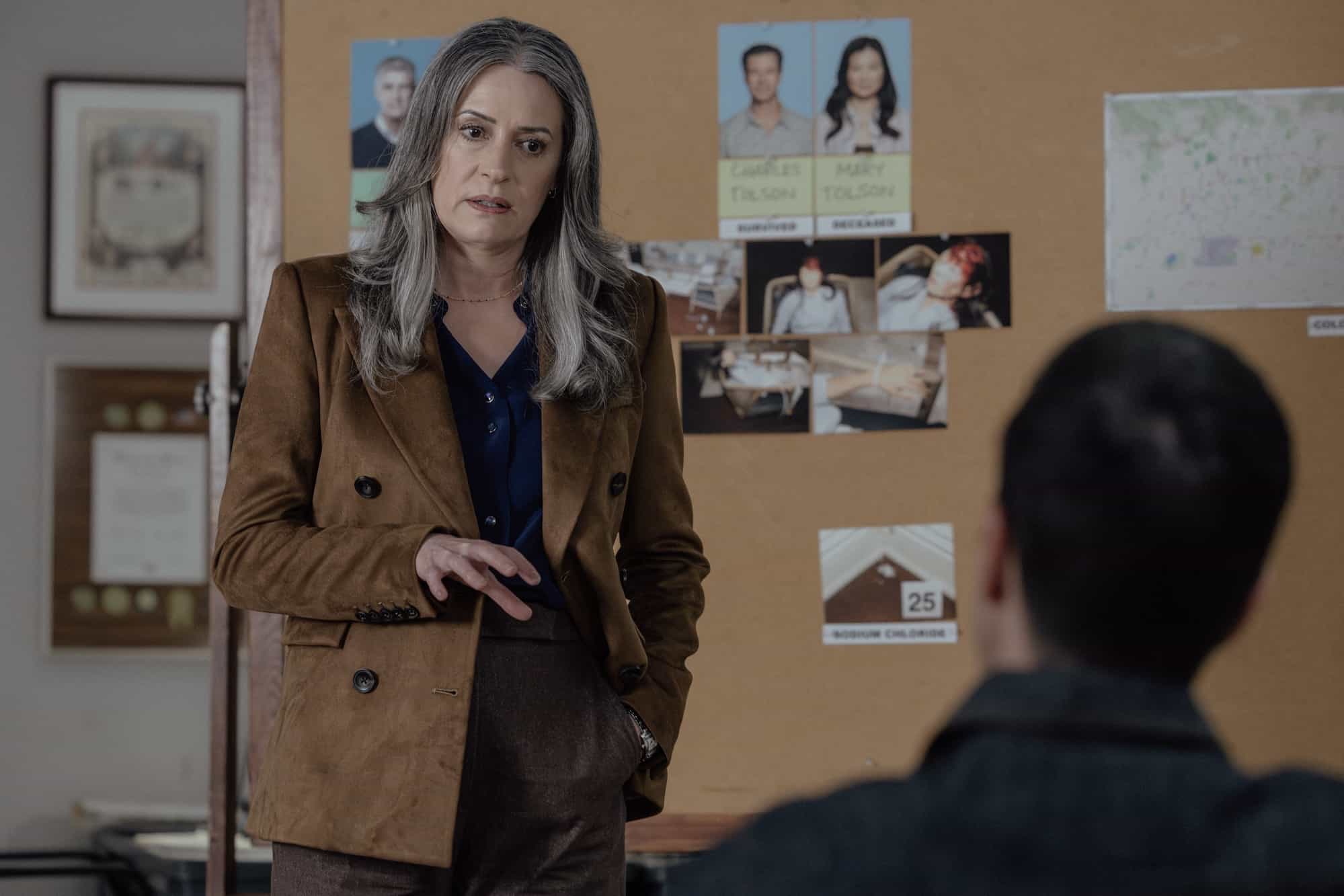 Criminal Minds Evolution Season 19 Episode 4 "The Witching Hour"  - Paget Brewster as Emily Prentiss in Criminal Minds: Evolution, episode 4, season 19  streaming on Paramount+, 2026.  CREDIT: Trae Patton/Paramount+ © 2026 ABC Studios Inc. and CBS Studios Inc. All Rights Reserved.