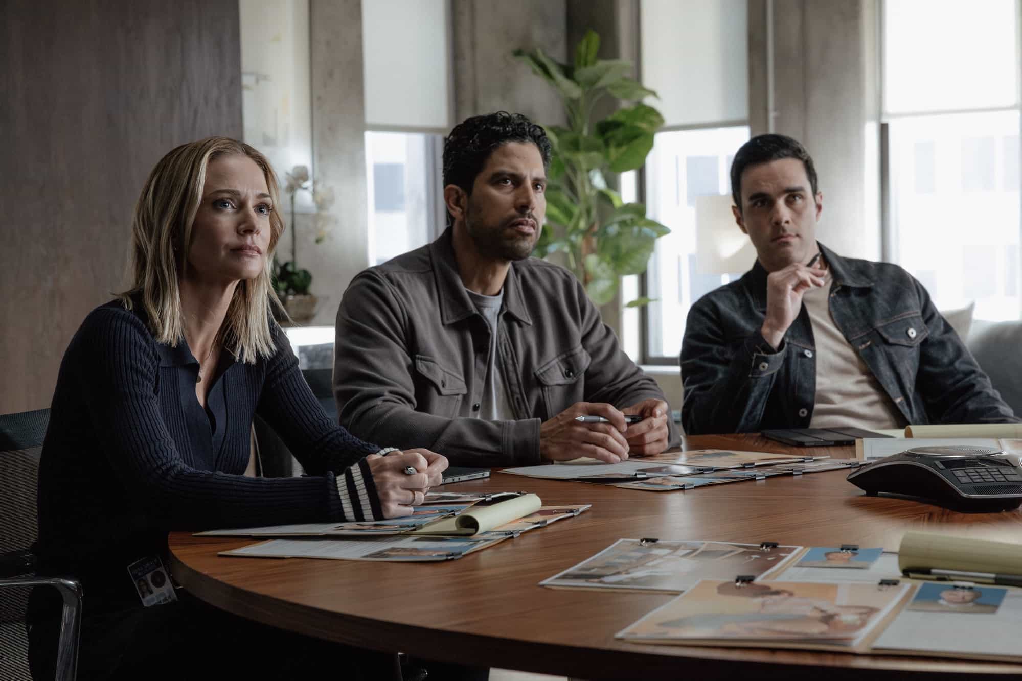 Criminal Minds Evolution Season 19 Episode 4 "The Witching Hour" - L-R: A.J. Cook as Jennifer ‘JJ’ Jareau, Adam Rodriguez as Luke Alvez, and RJ Hatanaka as Tyler Green in Criminal Minds: Evolution, episode 4, season 19  streaming on Paramount+, 2026.  CREDIT: Trae Patton/Paramount+ © 2026 ABC Studios Inc. and CBS Studios Inc. All Rights Reserved.