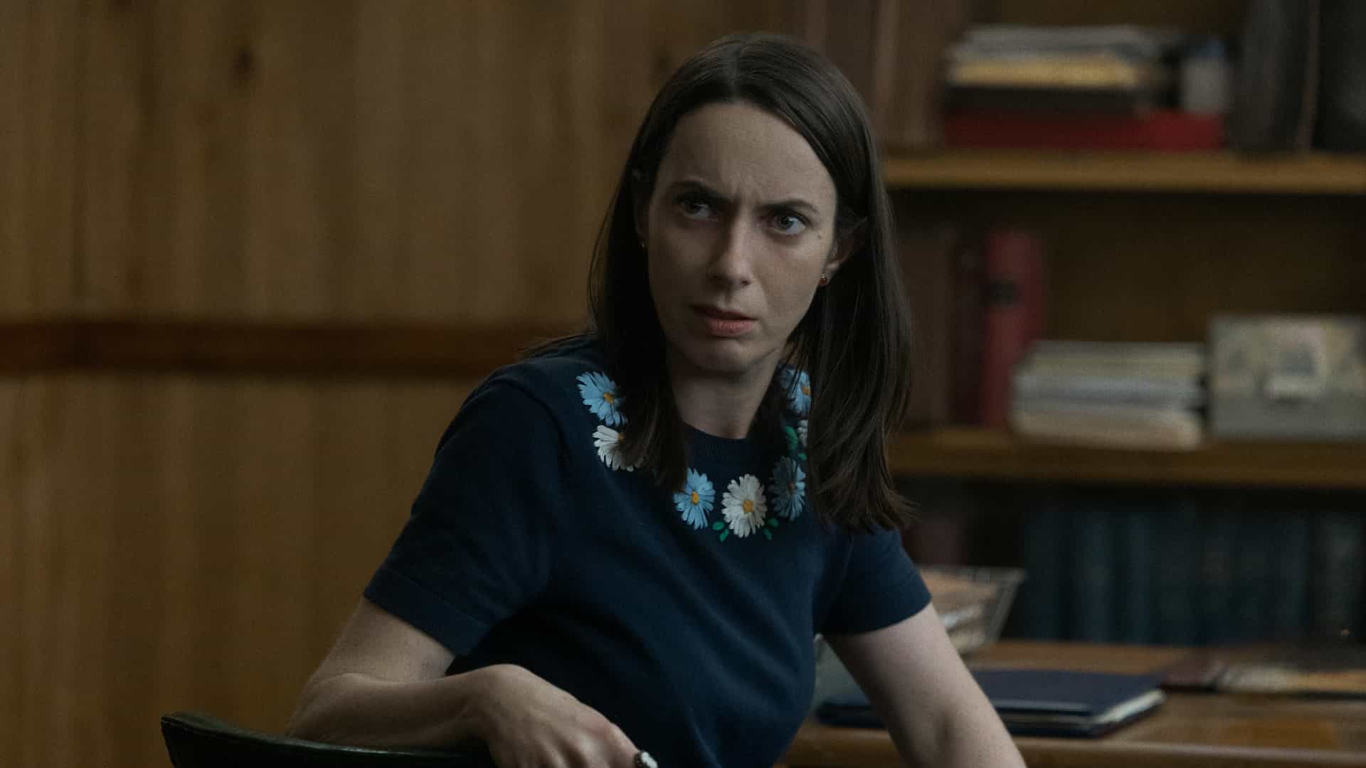 Widow's Bay Season 1 Episode 9 "Emergency Shelter" - Kate O’Flynn in "Widow’s Bay," now streaming on Apple TV.