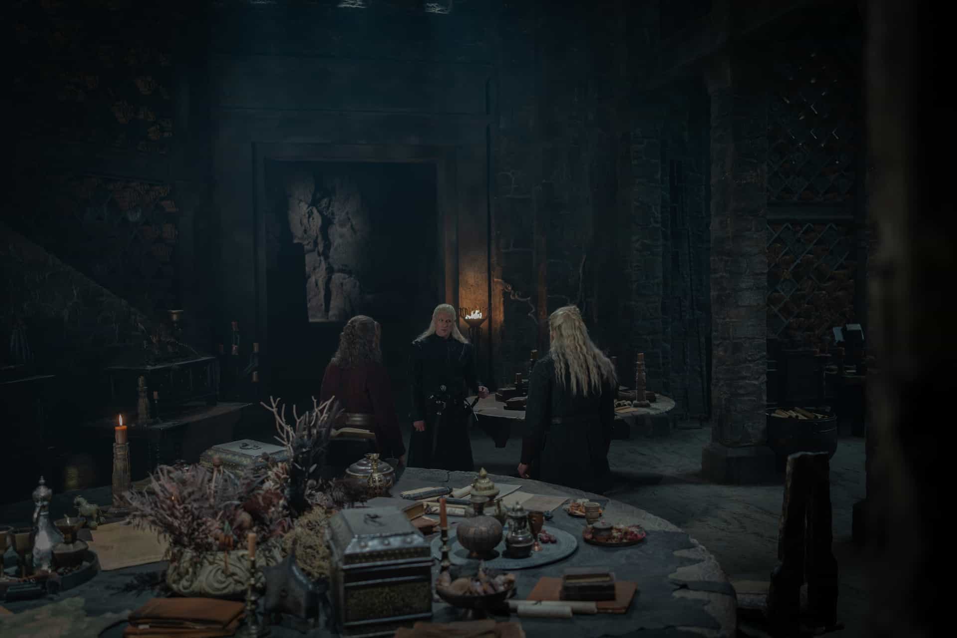 Tom Bennett, Matt Smith, Kieran Bew HOUSE OF THE DRAGON Season 3