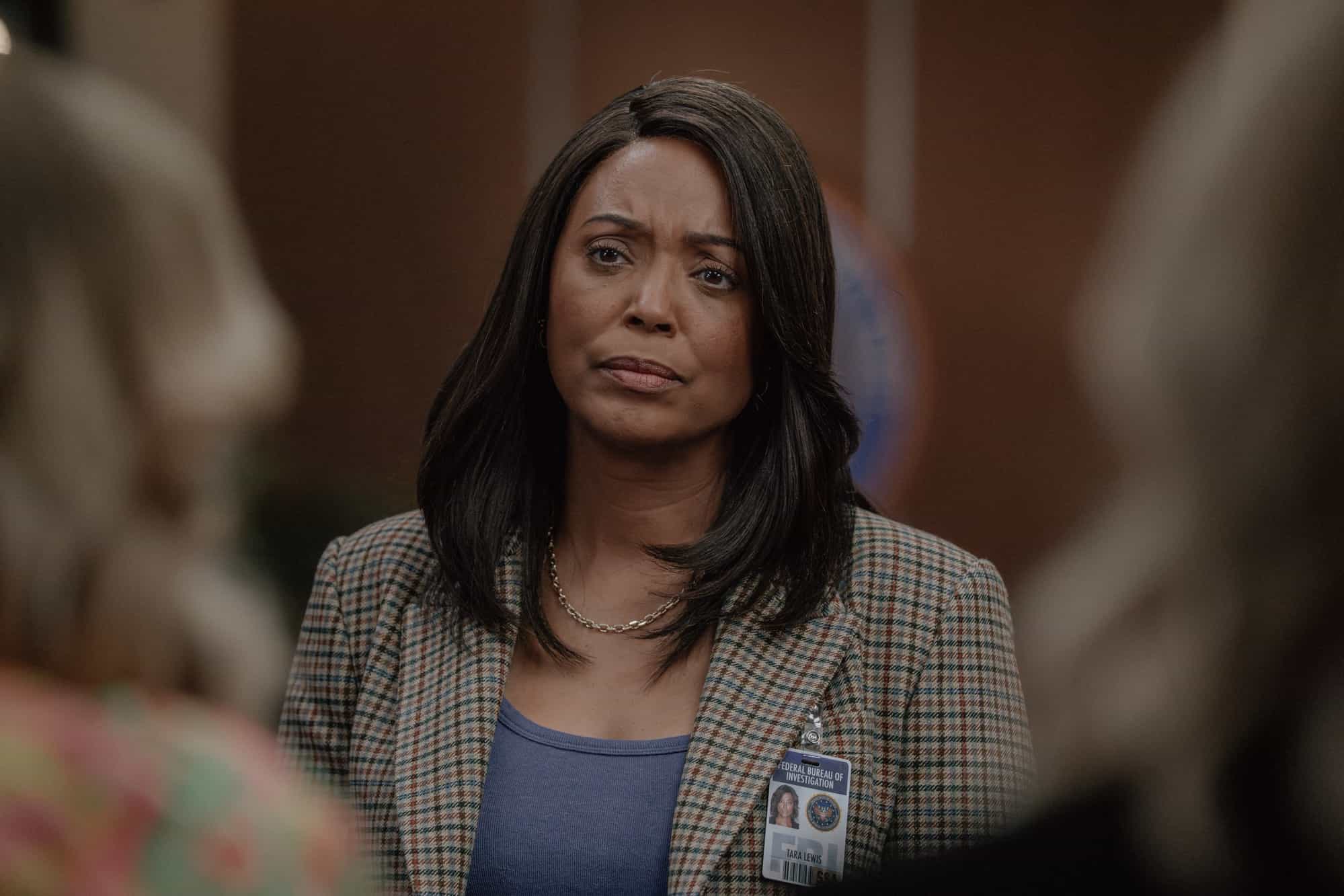 Aisha Tyler as Dr. Tara Lewis in Criminal Minds: Evolution, episode 6, season 19  streaming on Paramount+, 2026.  CREDIT:  Michael Yarish/Paramount+ © 2026 ABC Studios Inc. and CBS Studios Inc. All Rights Reserved.