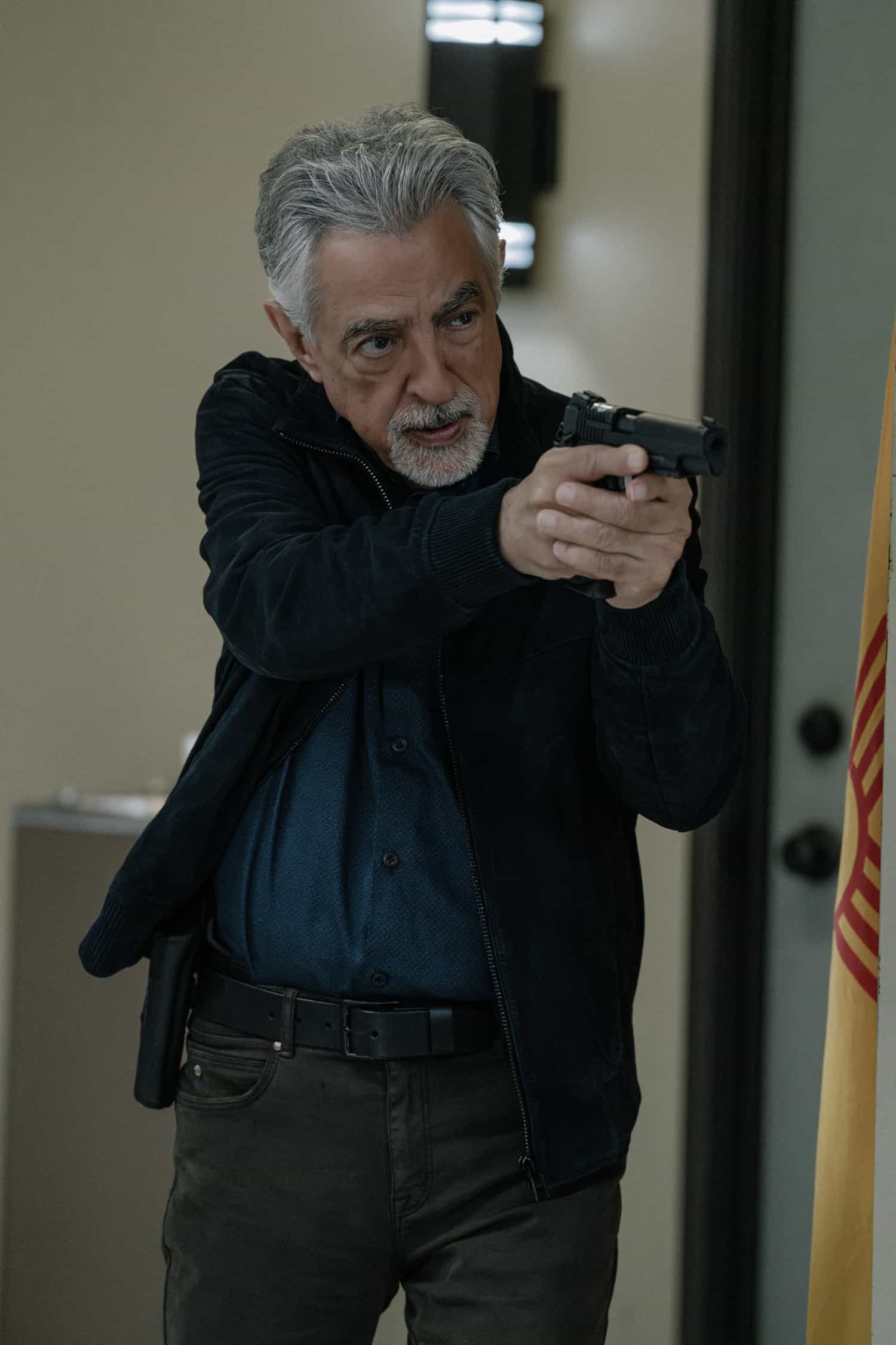 Joe Mantegna as David Rossi in Criminal Minds: Evolution, episode 7, season 19  streaming on Paramount+, 2026.  CREDIT:  Michael Yarish/Paramount+ © 2026 ABC Studios Inc. and CBS Studios Inc. All Rights Reserved.