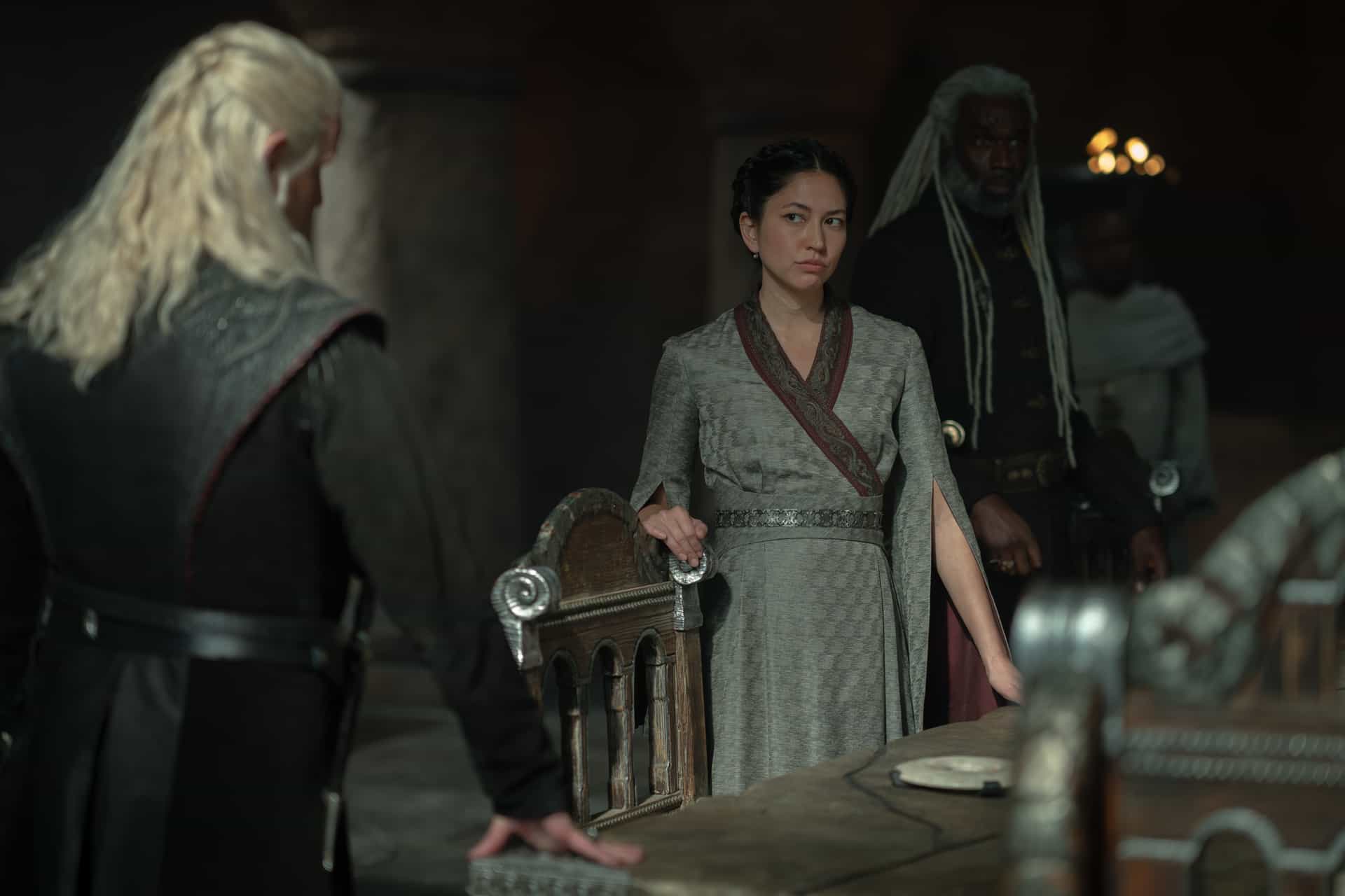 House of the Dragon Season 3 Episode 3 Photos: First Look At HBO's Next Chapter 11 Matt Smith, Sonoya Mizuno, Steve Toussaint HOUSE OF THE DRAGON Season 3
