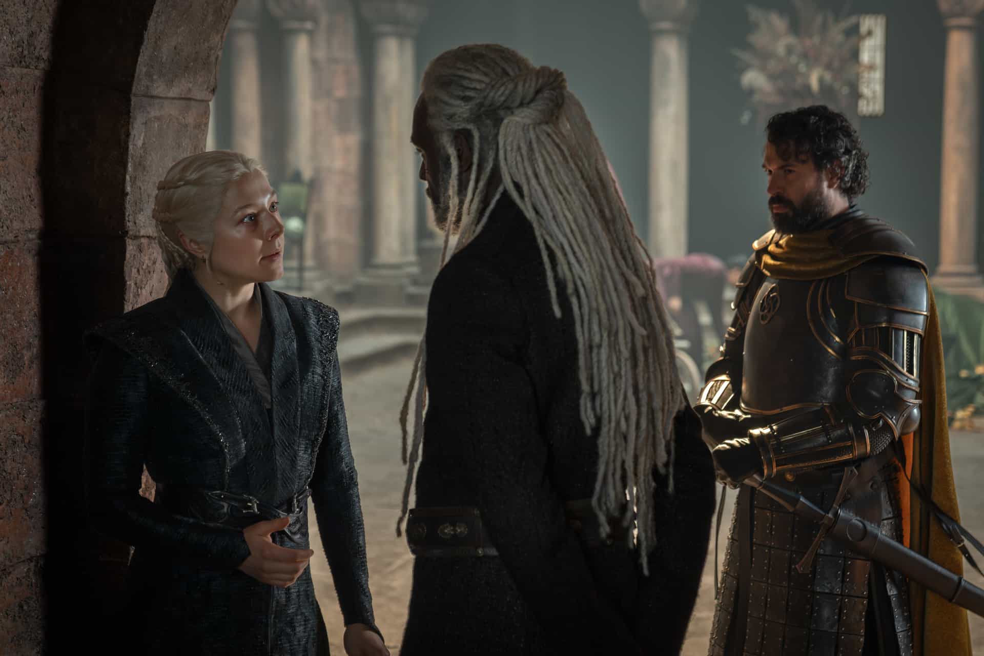 House of the Dragon Season 3 Episode 3 Photos: First Look At HBO's Next Chapter 5 Emma D’Arcy, Steve Toussaint, Tom Cullen HOUSE OF THE DRAGON Season 3