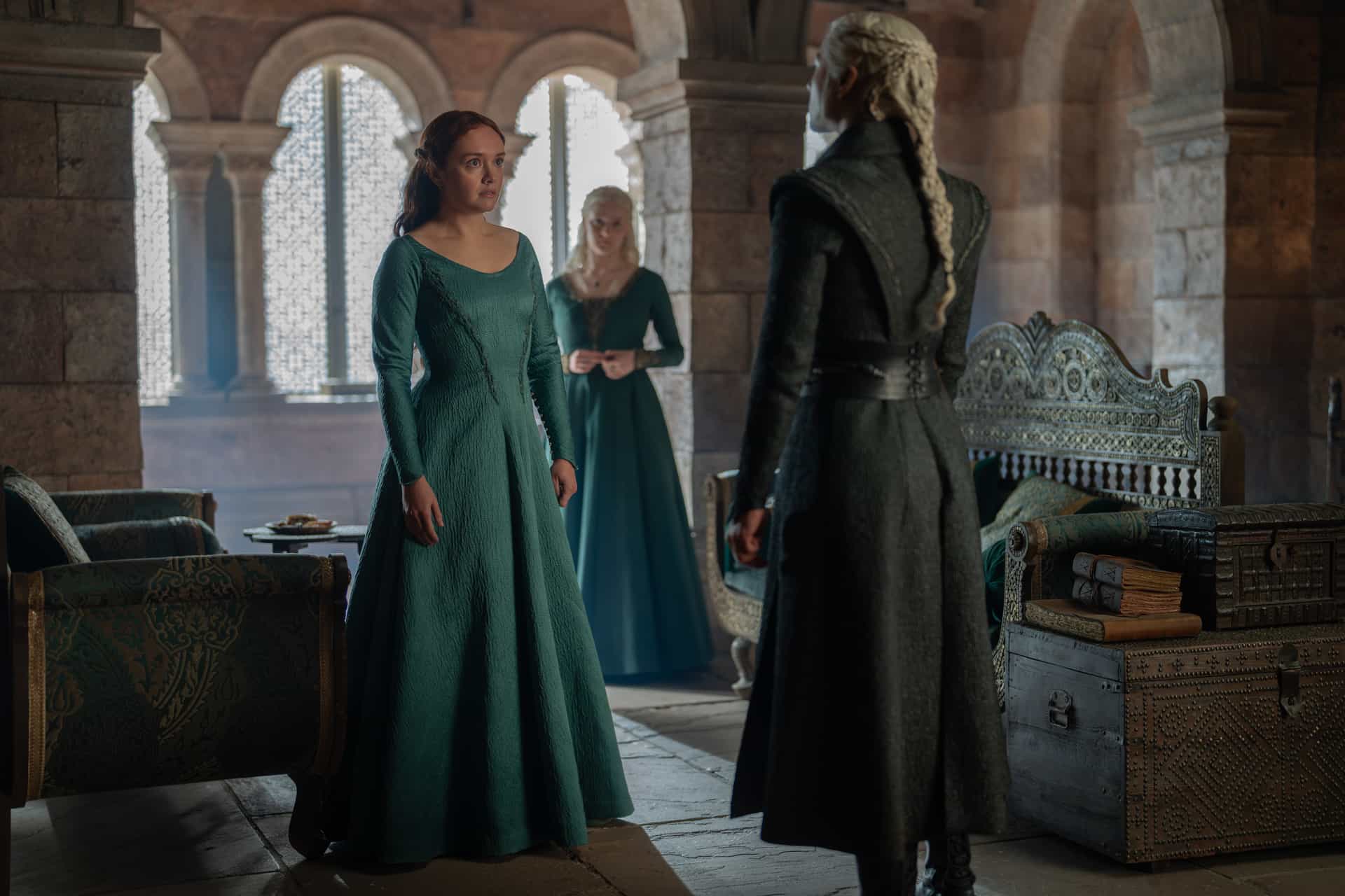 House of the Dragon Season 3 Episode 3 Photos: First Look At HBO's Next Chapter 17 Olivia Cooke, Phia Saban, Emma D’Arcy HOUSE OF THE DRAGON Season 3