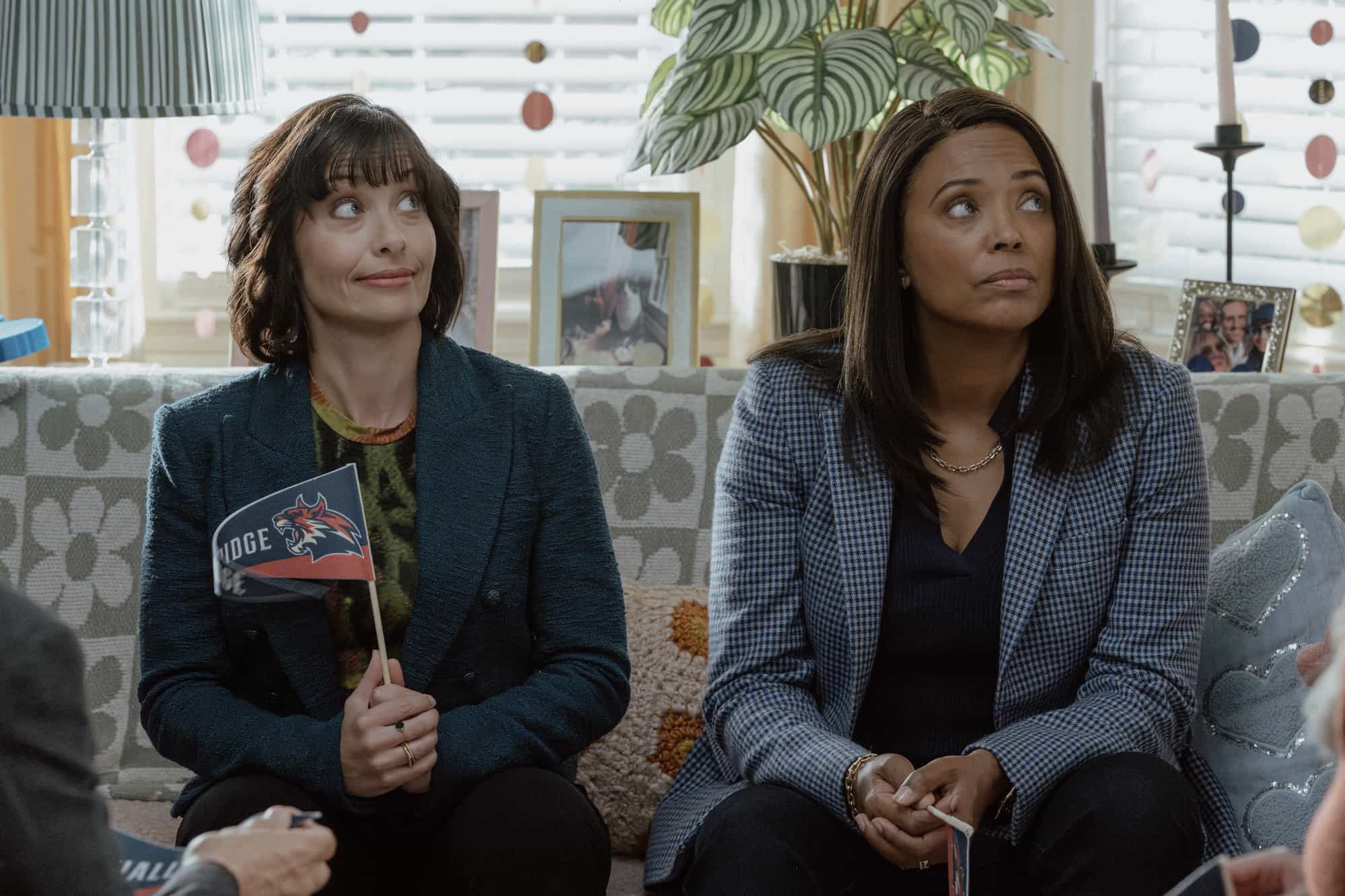 CRIMINAL MINDS EVOLUTION Season 19 Episode 8 "Requiem" L-R: Nicole Pacent as Rebecca Wilson and Aisha Tyler as Dr. Tara Lewis in Criminal Minds: Evolution episode 8, season 19  streaming on Paramount+, 2026.  CREDIT:  Michael Yarish /Paramount+ © 2026 ABC Studios Inc. and CBS Studios Inc. All Rights Reserved.