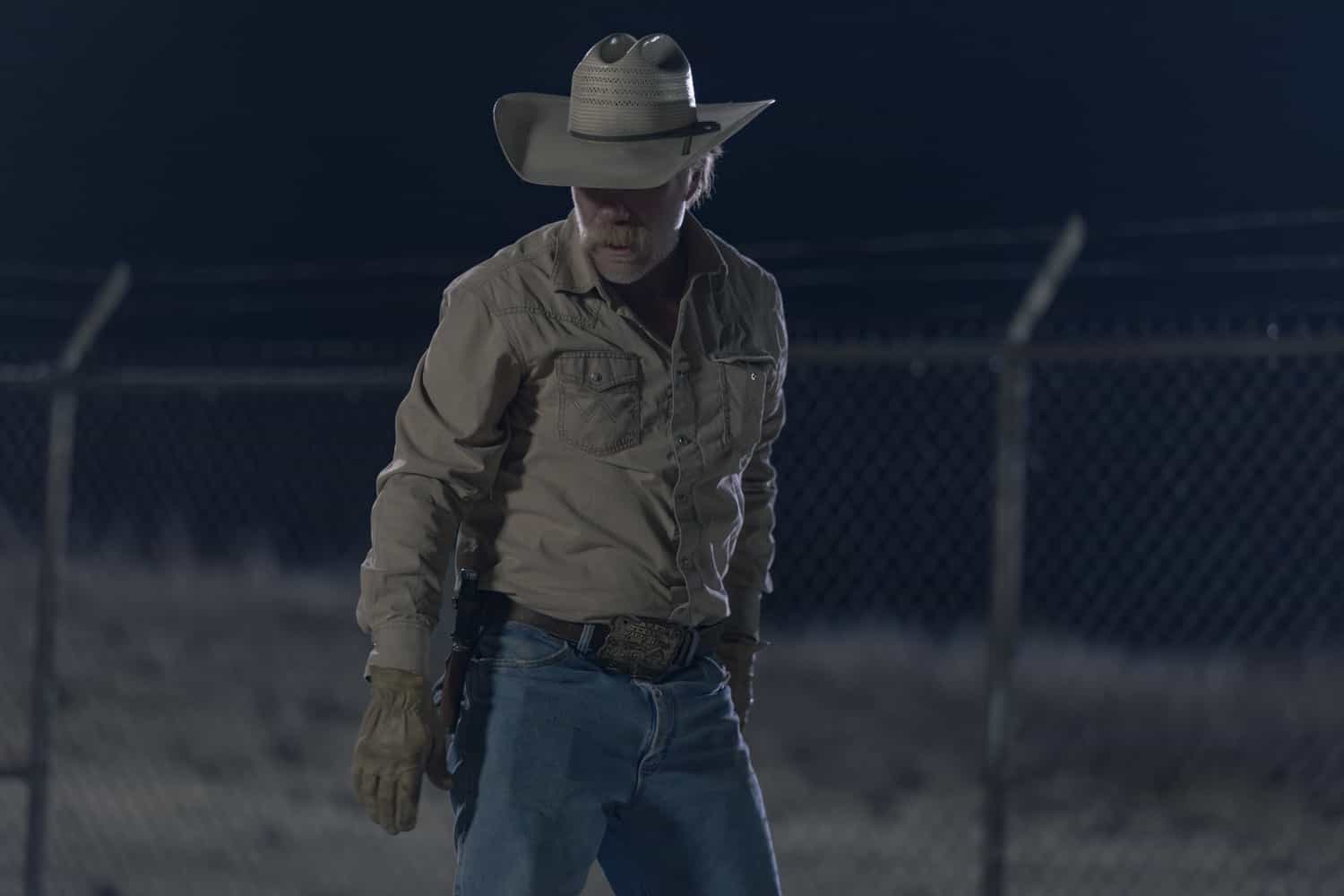 Marc Menchaca as Zachariahin Dutton Ranch, episode 9, season 1, streaming on Paramount+, 2026. Photo Credit: Emerson Miller/Paramount+.