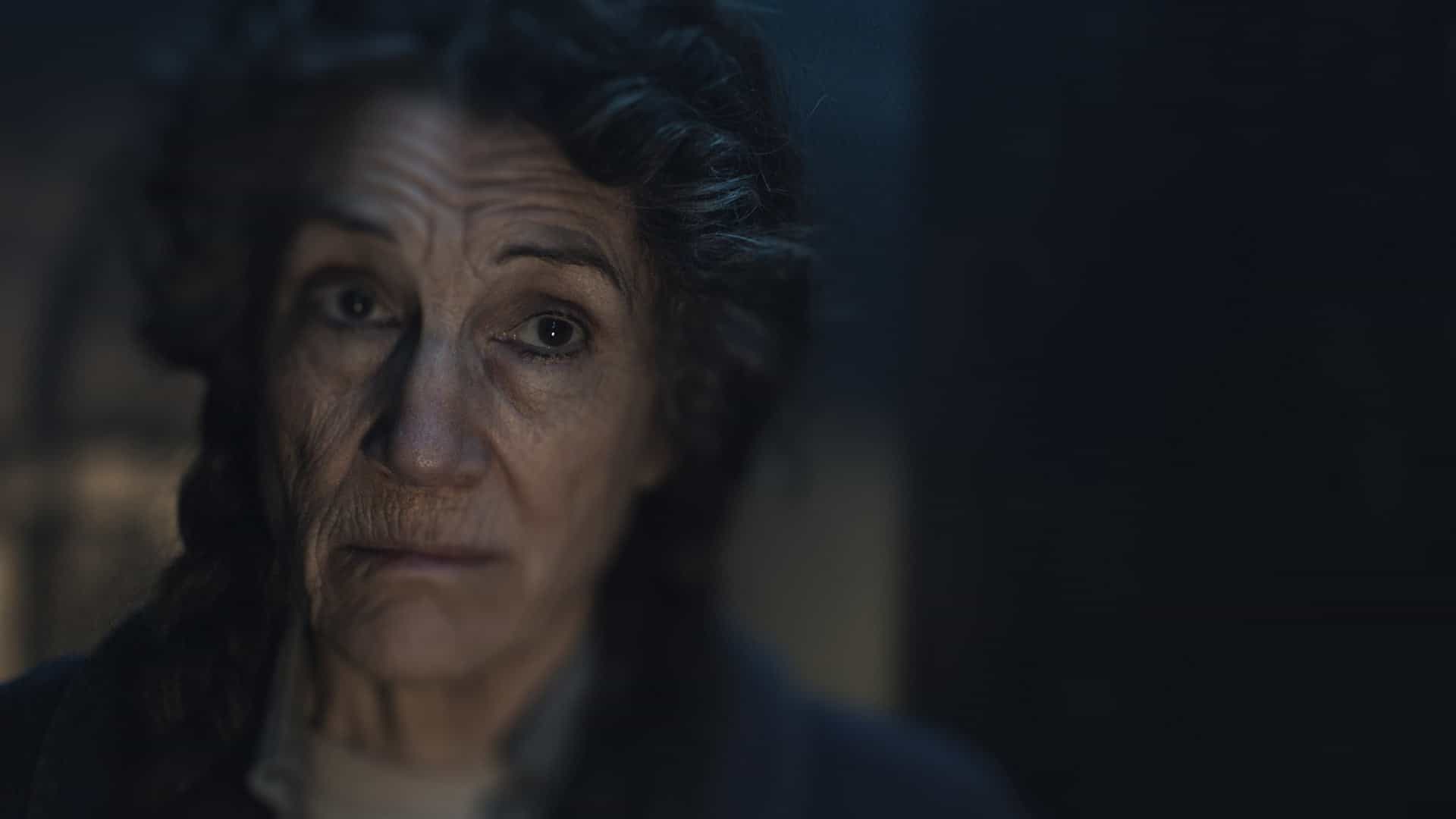 Silo Season 3 Episode 2 "It's All Good" Harriet Walter in "Silo," now streaming on Apple TV.
