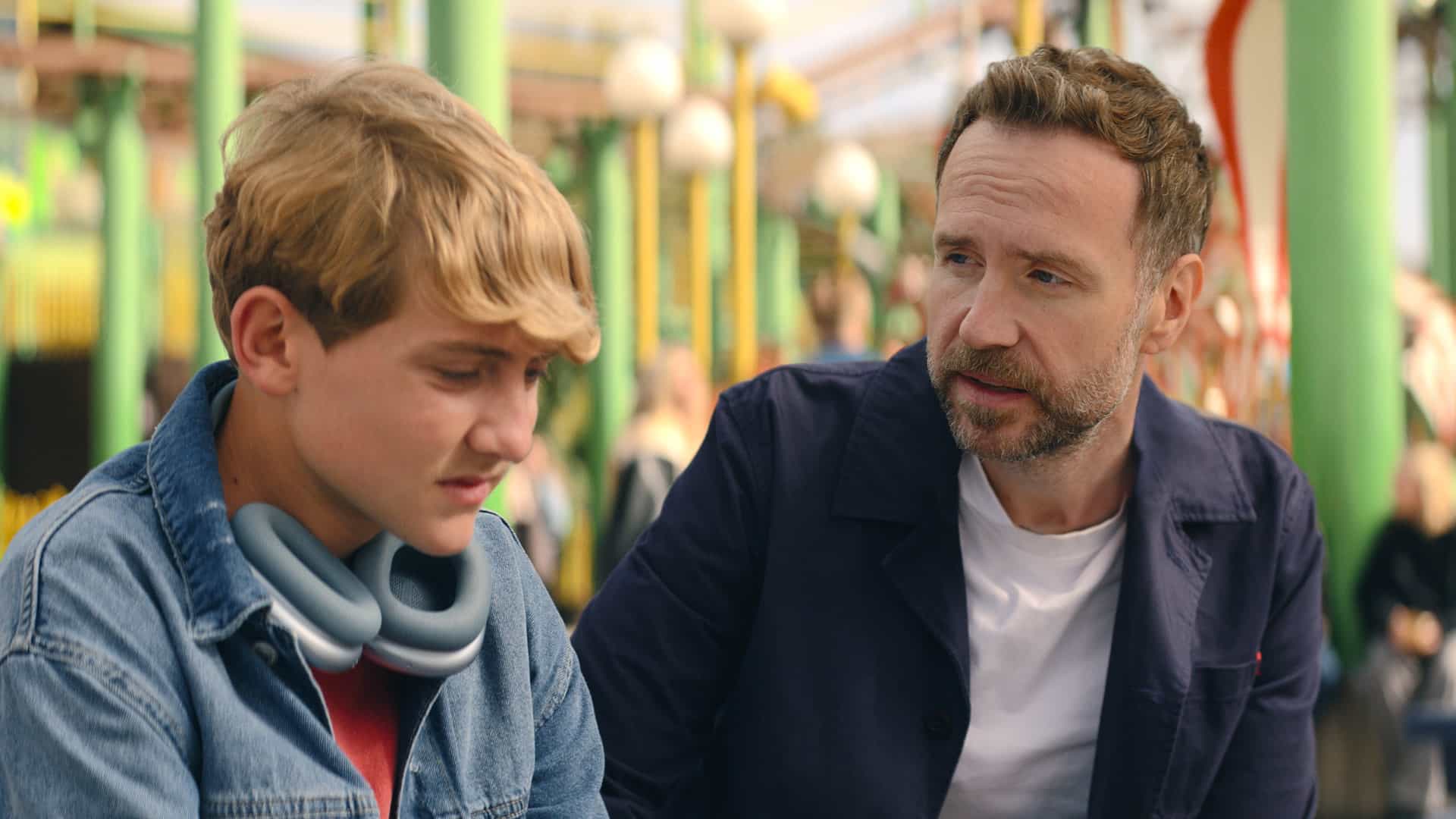 Cooper Turner and Rafe Spall in "Trying," now streaming on Apple TV.