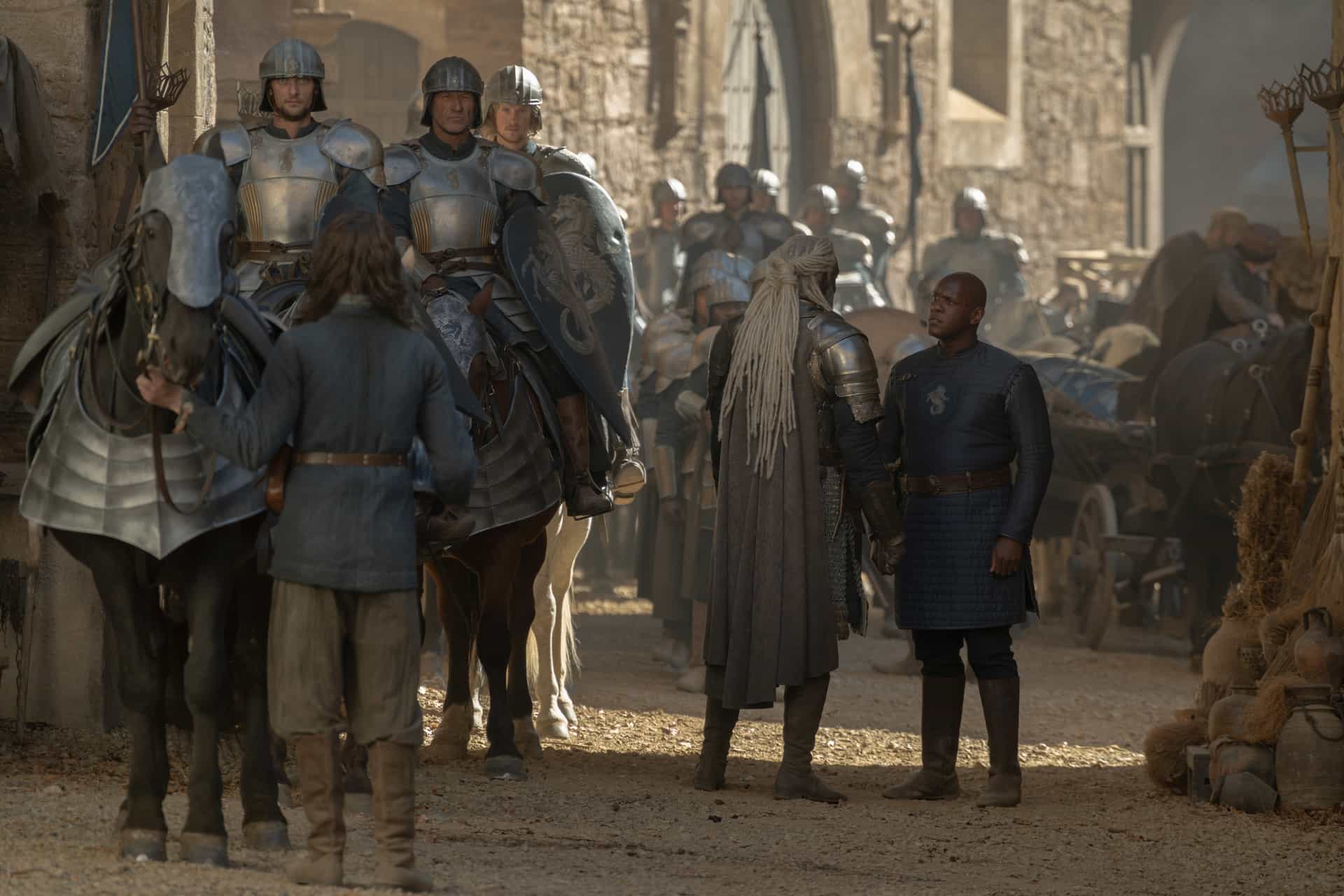 HOUSE OF THE DRAGON Season 3 Episode 4 Photos Preview The War Ahead 14 Steve Toussaint, Abubakar Salim HOUSE OF THE DRAGON Season 3