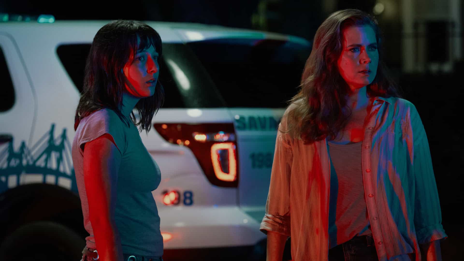 Lily Collias and Amy Adams in "Cape Fear," now streaming on Apple TV.