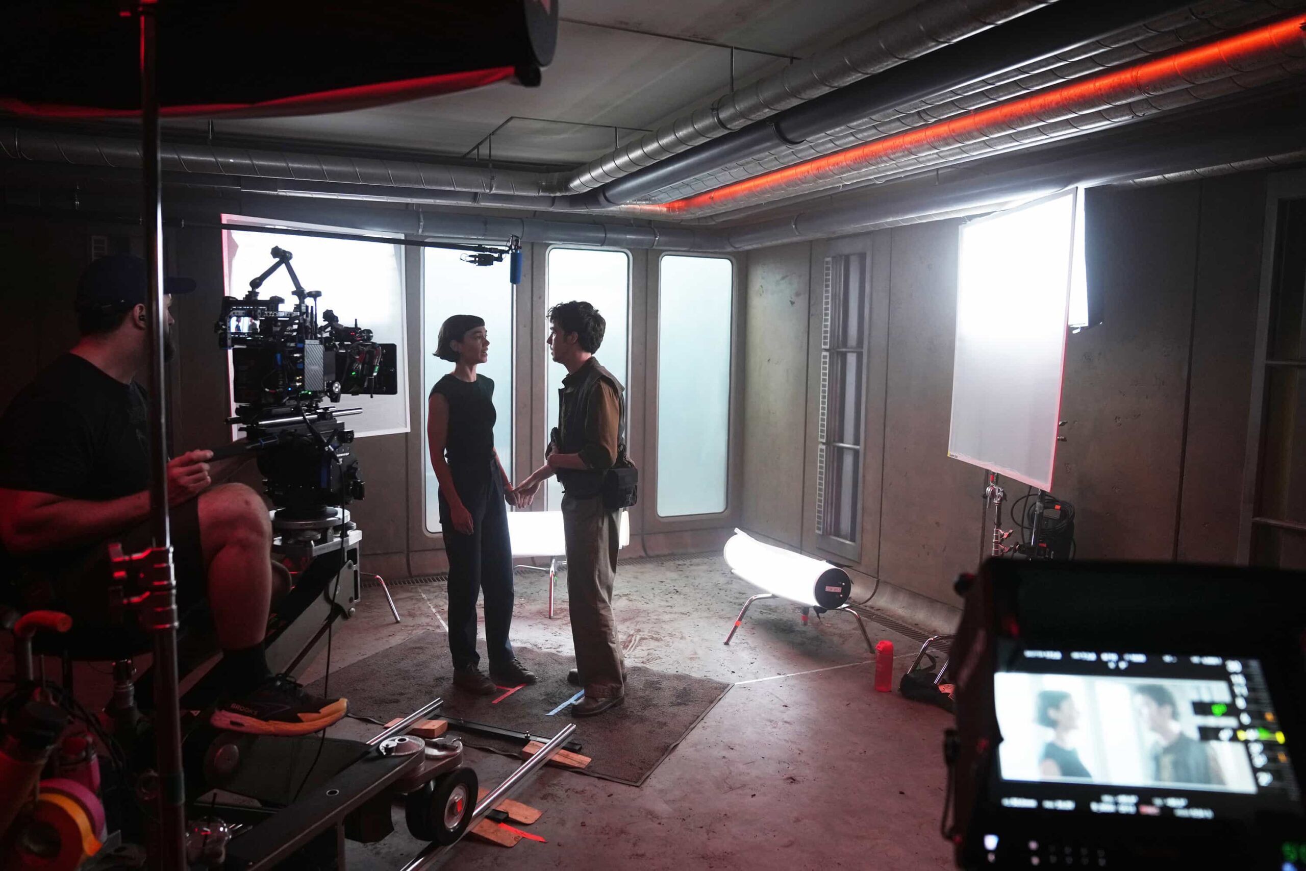 Seat42F 1 FX's Alien: Earth -- Season Two -- Pictured: BTS. CR: Ollie Upton/FX.