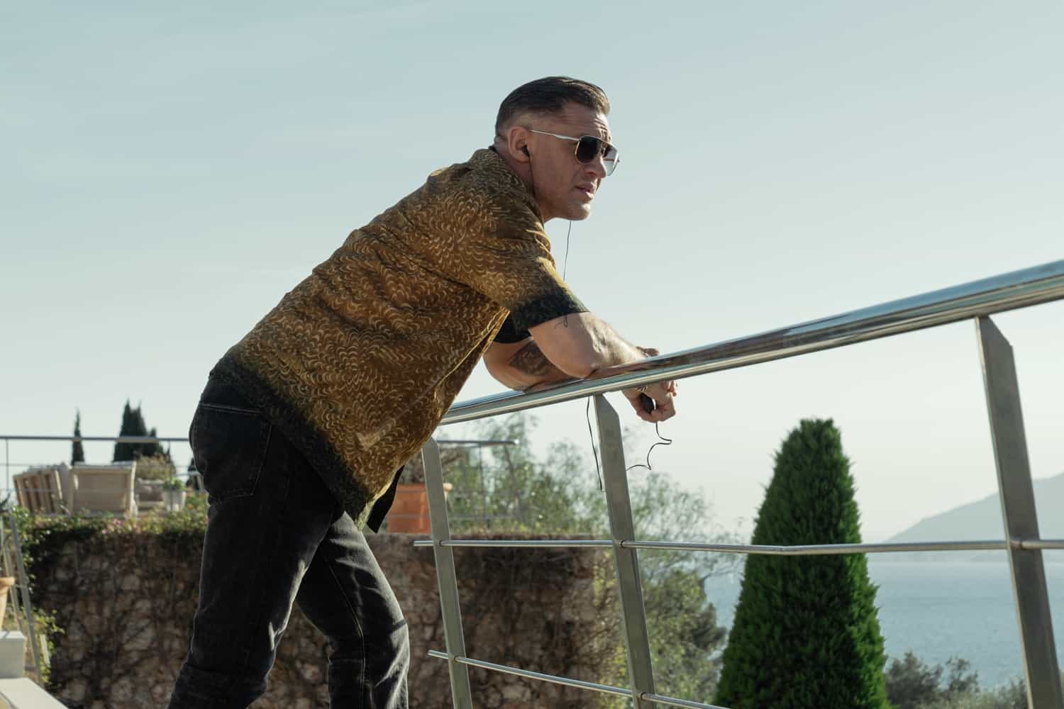 Tom Hardy as Harry Da Souza In MobLand, season 2, streaming on Paramount+, 2026. Photo Credit: Luke Varley/Paramount+