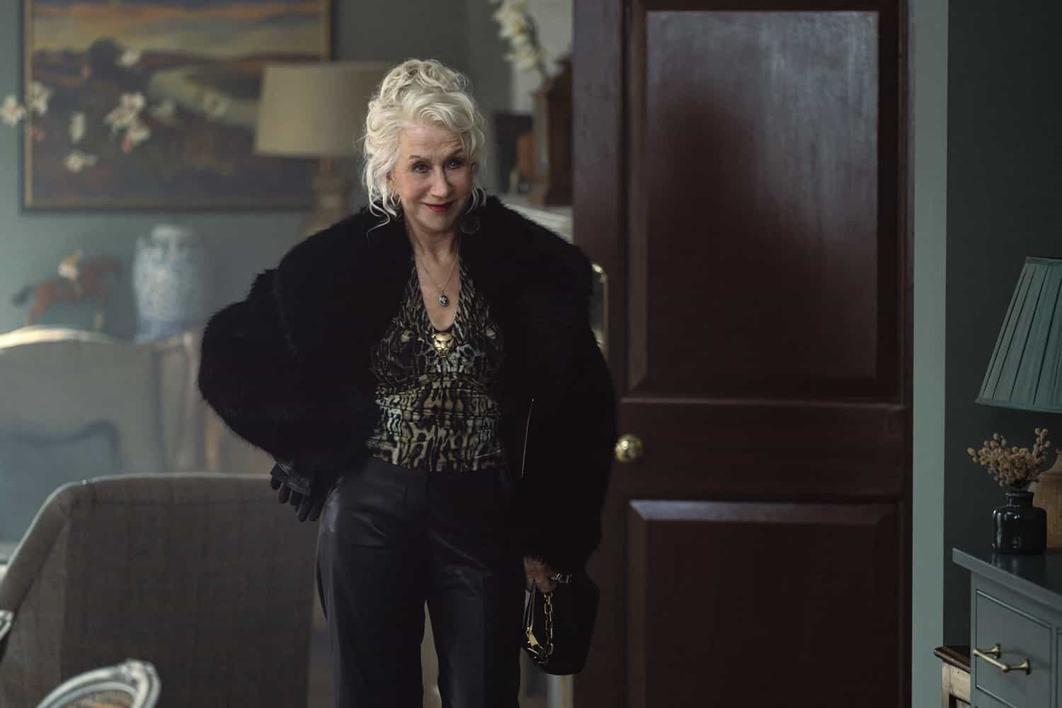Helen Mirren as Maeve Harrigan In MobLand, season 2, streaming on Paramount+, 2026. Photo Credit: Luke Varley/Paramount+