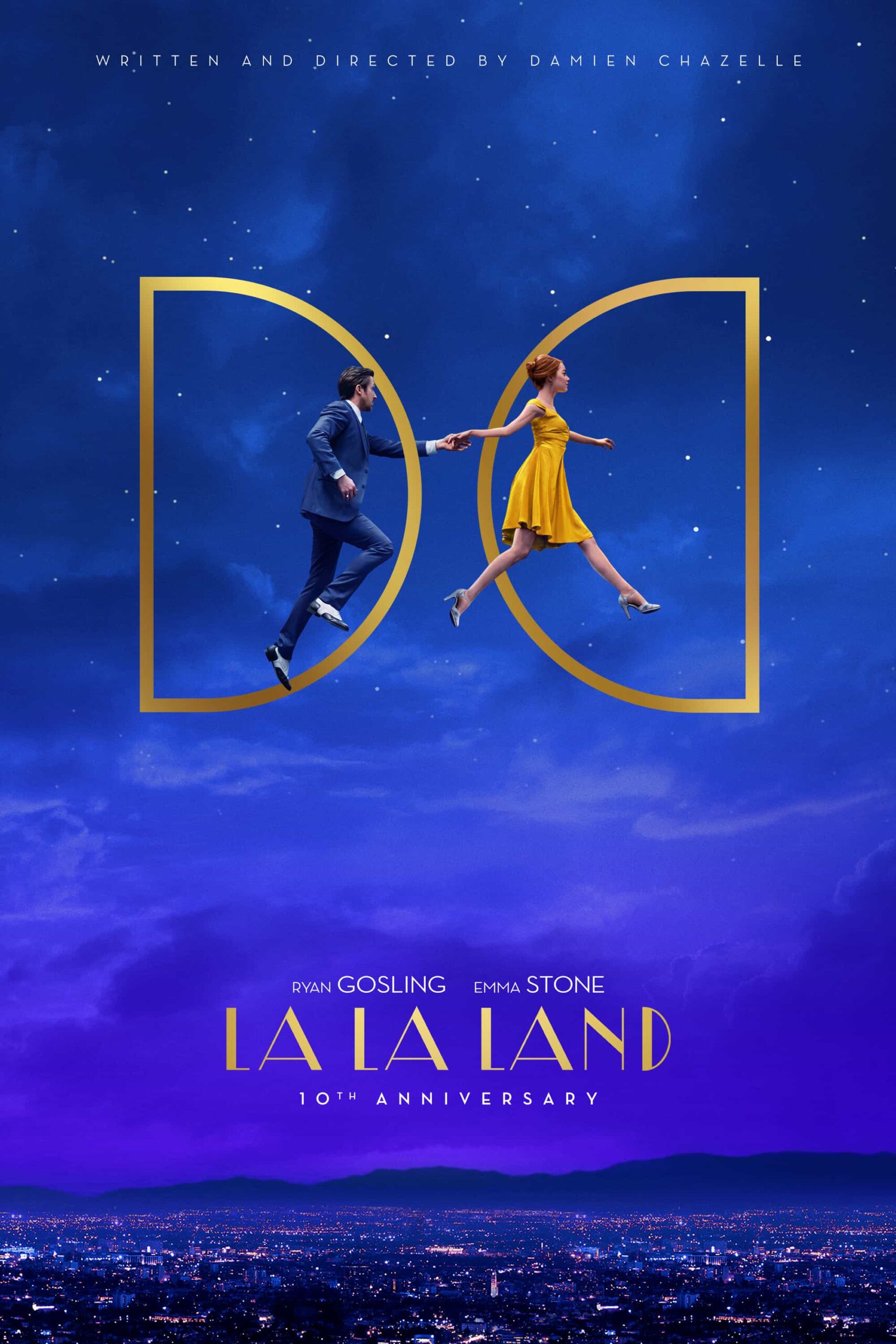la la land 10th anniversary poster