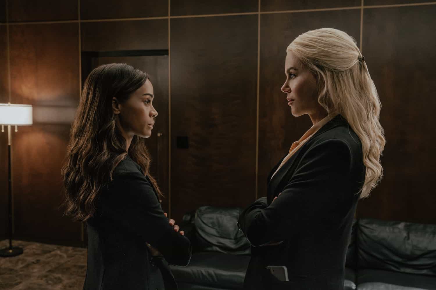 LIONESS Season 3 Trailer Teases the Series' Most Personal Mission Yet 2 L-R: Zoe Saldaña as Joe and Nicole Kidman as Kaitlyn in Lioness season 3, streaming on Paramount+, 2026. Photo Credit: Ryan Green/Paramount+