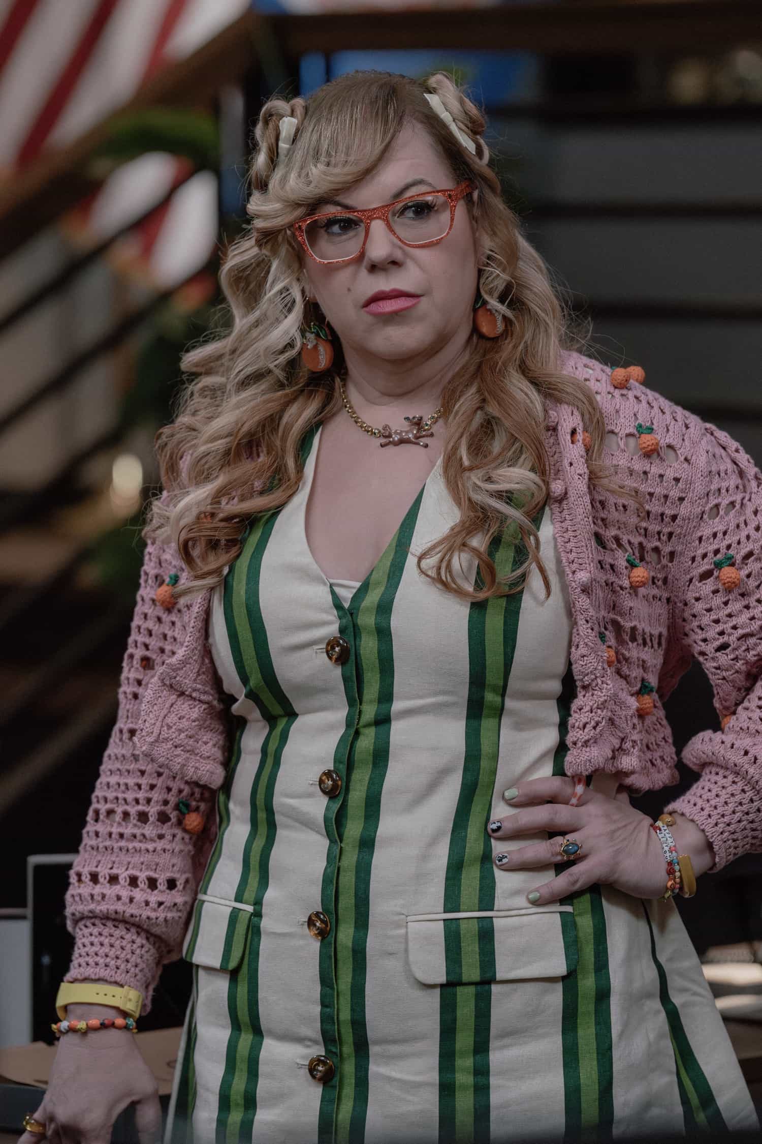 Kirsten Vangsness as Penelope Garcia in Criminal Minds: Evolution, episode 10, season 19  streaming on Paramount+, 2026.  CREDIT:  Michael Yarish /Paramount+ © 2026 ABC Studios Inc. and CBS Studios Inc. All Rights Reserved.