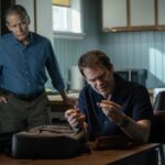 L-R: James Remar as Harry Morgan and Michael C. Hall as Dexter Morgan in Dexter: Resurrection, episode 3, season 2, streaming on Paramount+, 2026. Photo Credit: Matt Infante/Paramount+.