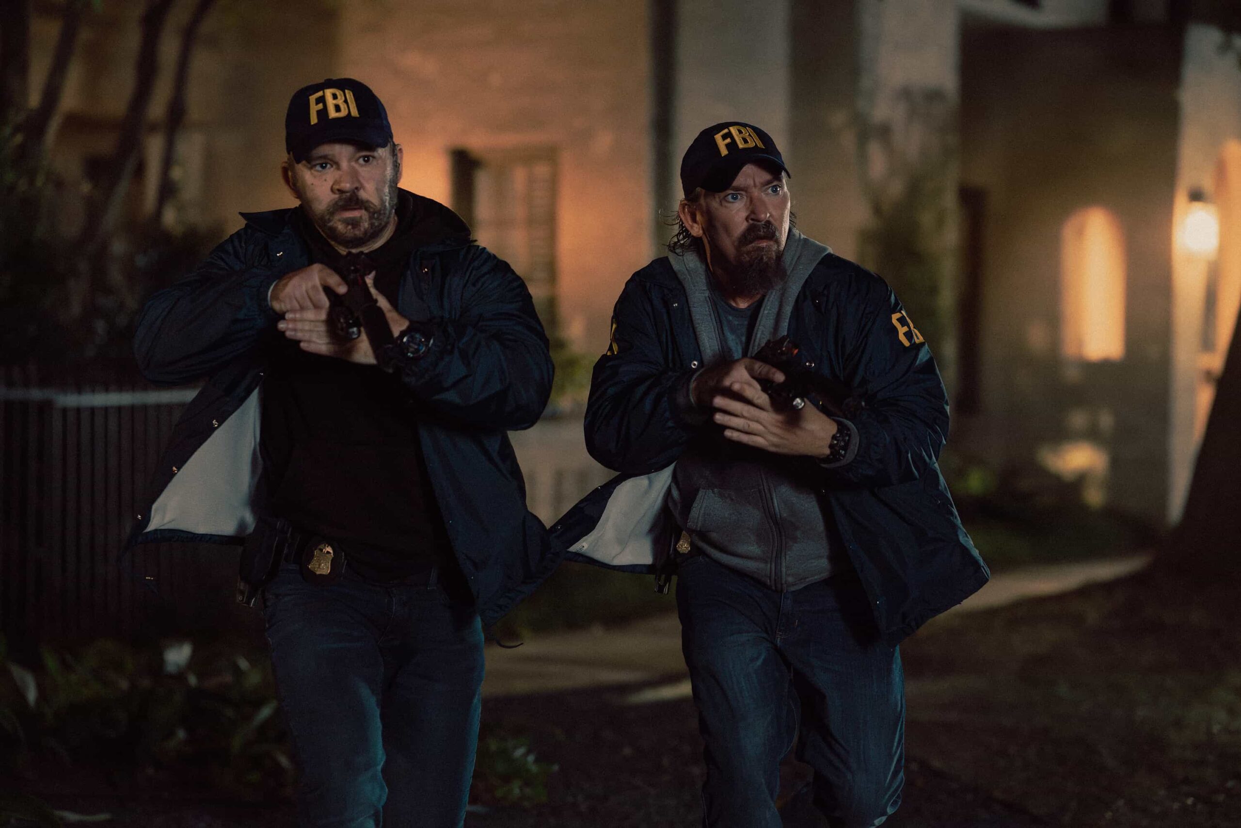 Lioness Season 3 Episode 2 Photos + Promo: "No Sorrow Like the Survivor" 3 L-R: Austin Hébert as Randy and James Jordan as Two Cups in Lioness, episode 2, season 3, streaming on Paramount+, 2026. Photo Credit: Ryan Green/Paramount+.