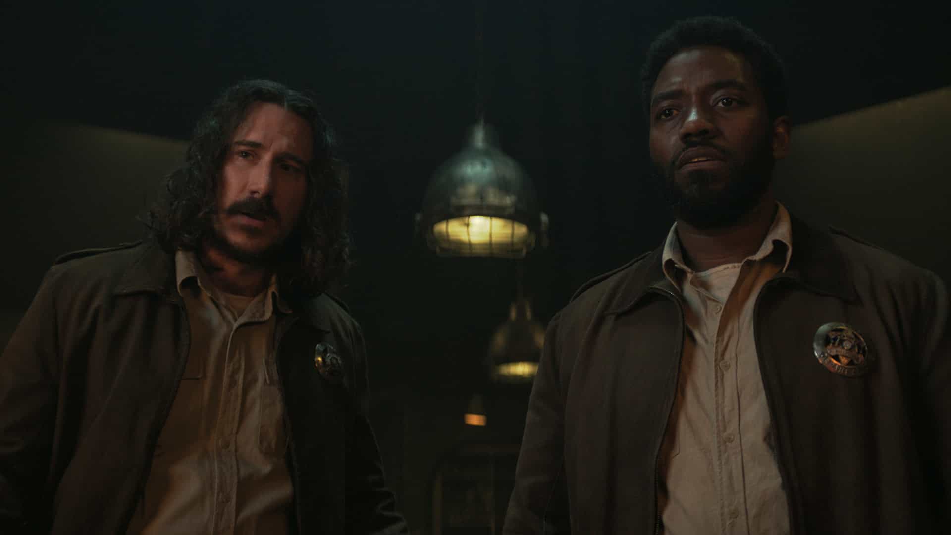 Silo Season 3 Episode 6 Photos + Sneak Peek Clip: "The Drive" 6 Billy Postlethwaite and Chinaza Uche in "Silo," now streaming on Apple TV.