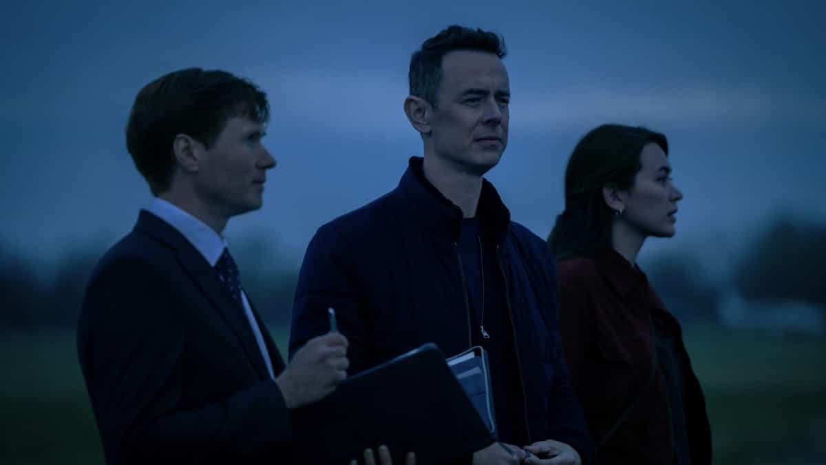 Silo Season 3 Episode 7 Photos: "Radio" Preview the Next Chapter 2 Colin Hanks and Jessica Henwick in "Silo," now streaming on Apple TV.