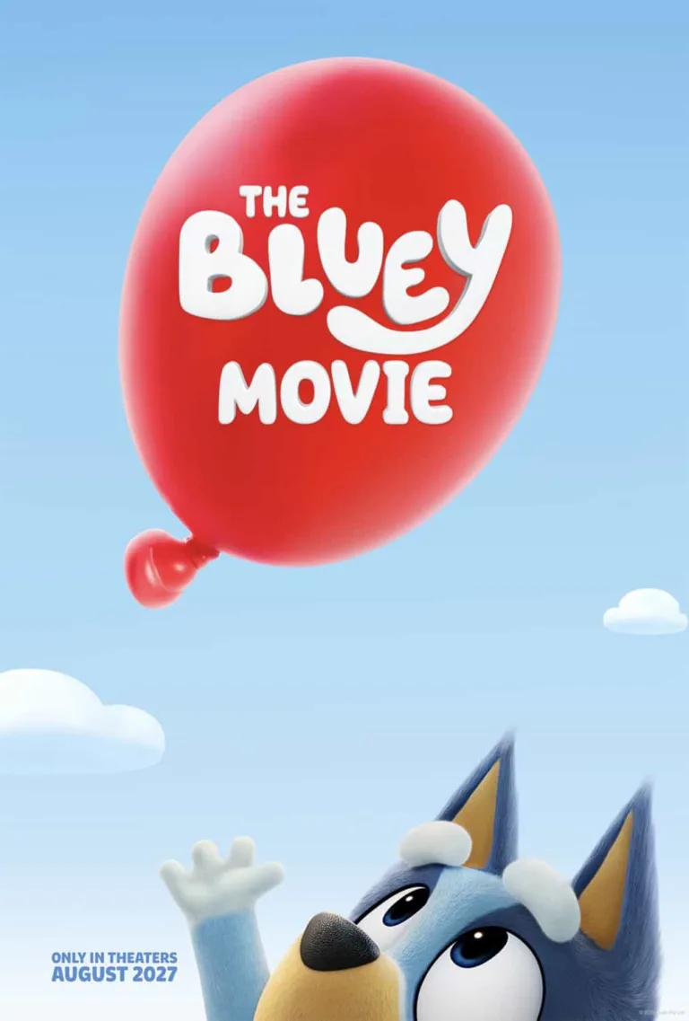 THE BLUEY MOVIE Poster With Balloon