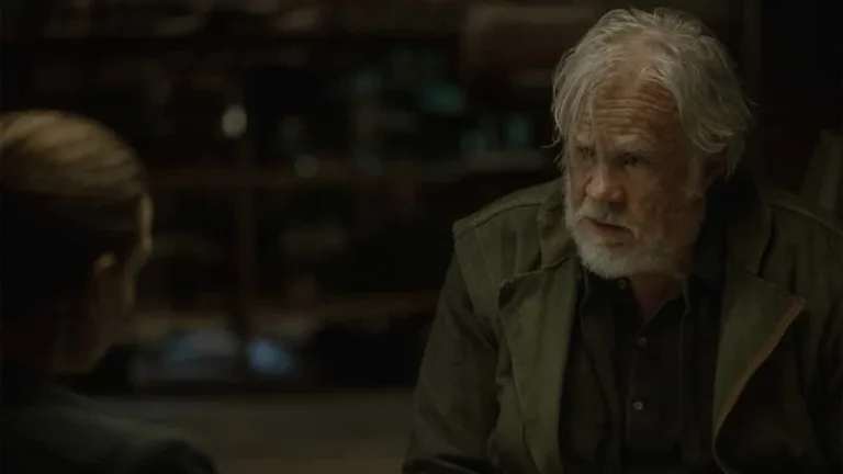 Tim Robbins in "Silo," now streaming on Apple TV. Silo Season 3 Episode 8 Gray Goo