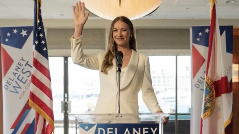 Yvonne Strahovski in "Bad Monkey," premiering December 2, 2026 on Apple TV.