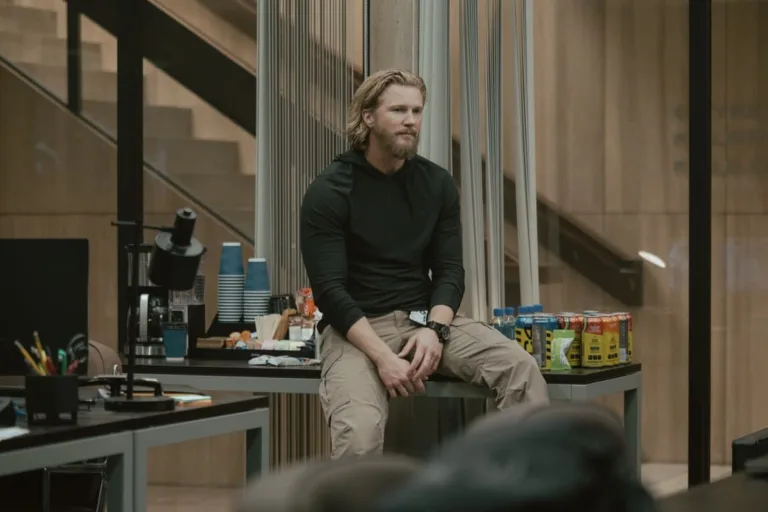 Thad Luckinbill as Kyle in Lioness, episode 4, season 3, streaming on Paramount+, 2026. Photo Credit: Lauren "Lo" Smith/Paramount+