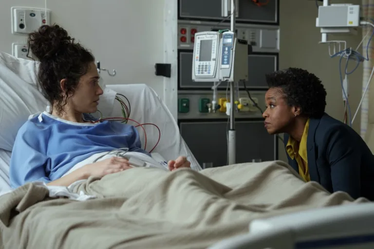 FURIOUS - “Some Days It Don’t Come Easy” - Danny decides what to do with sensitive information, as Alice must confront her past. (Disney/Sarah Shatz)
EMMY ROSSUM, QUINCY TYLER BERNSTINE