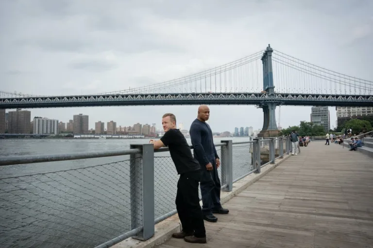 CBS Original Series NCIS,:  NEW YORK premiering on October 6, 2026, 9:00 PM ET/PT   Pictured: Scott Caan as Nick Schaeffer and LL COOL J as Sam Hanna  Photo: Emily Aragones/CBS  ©2026 CBS Broadcasting, Inc. All Rights Reserved.