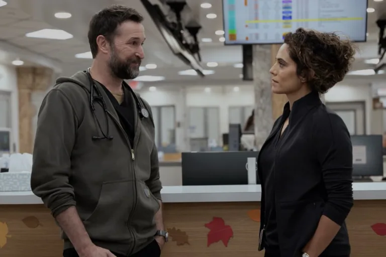Noah Wyle, Sepideh Moafi THE PITT Season 3