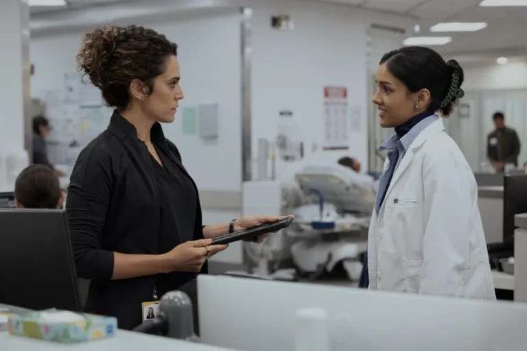 Sepideh Moafi, Shabana Azeez THE PITT Season 3