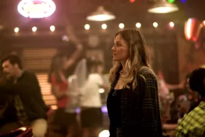 EP104 - "Hell Is Other People" --Tracy Spiridakos as Anna Pigeon, in Anna Pigeon on USA Network. Photo Credit: Michelle Faye/USA Network © VERSANT MEDIA 2025. All Rights Reserved