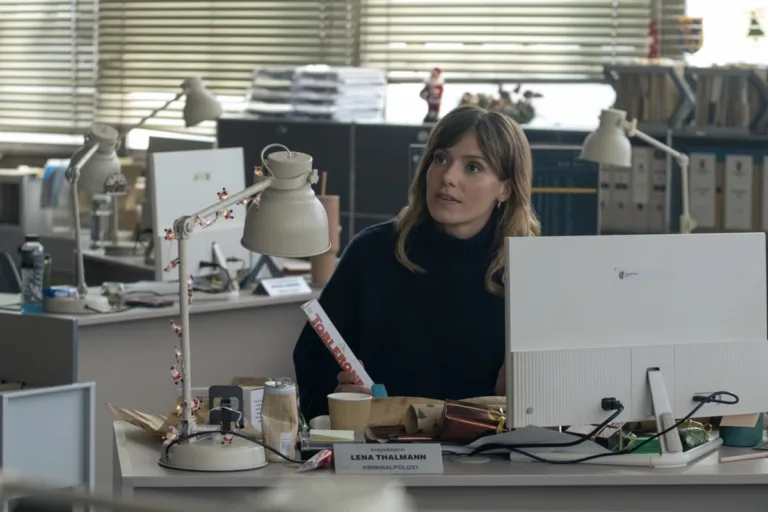 Sallie Harmsen in "12 12 12," premiering November 13, 2026 on Apple TV.
