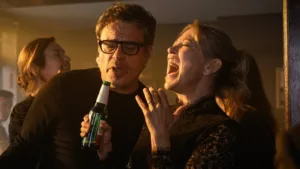 Nicola Walker as Alice and Jemaine Clement as Steve in Alice and Steve