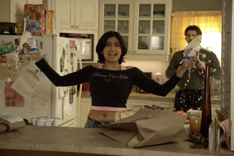 FX's ADULTS -- “The Scrub” -- Season 2, Episode 1 — Pictured (L-R): Amita Rao as Issa, Jack Innanen as Paul Baker. CR: FX