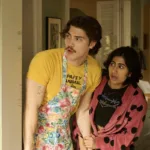 FX's ADULTS -- “The Scrub” -- Season 2, Episode 1 — Pictured (L-R): Jack Innanen as Paul Baker, Amita Rao as Issa. CR: FX