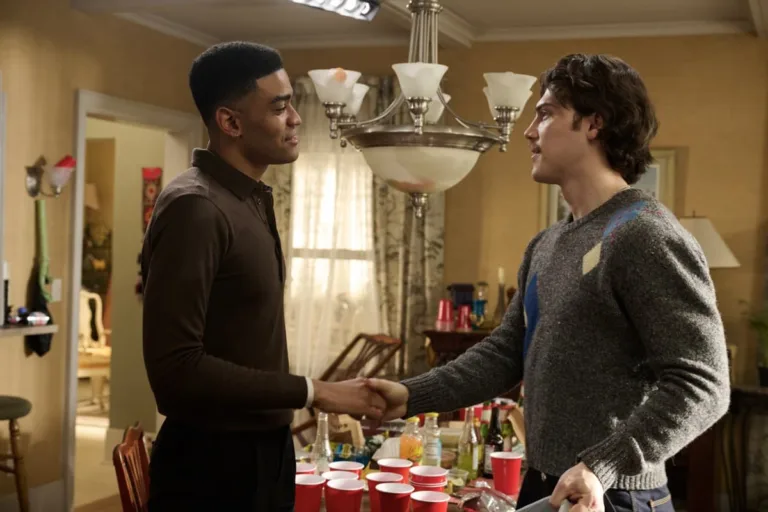 FX's ADULTS -- “The Scrub” -- Season 2, Episode 1 — Pictured (L-R): Owen Thiele as Anton, Jack Innanen as Paul Baker. CR: FX